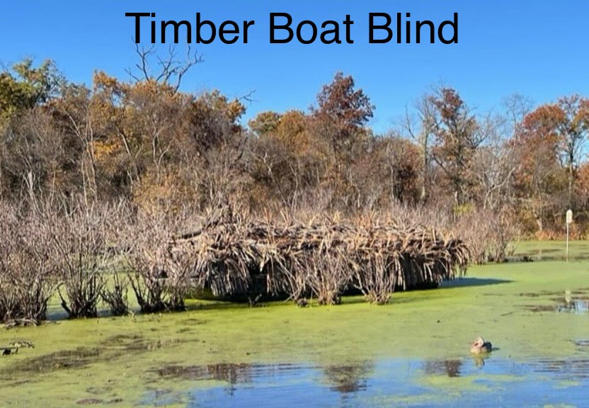 Custom Length Boat Blind Camo Kit - Single Side - CURRENTLY OUT OF STOCK OF FALLBLEND MATS UNTIL LATE OCTOBER