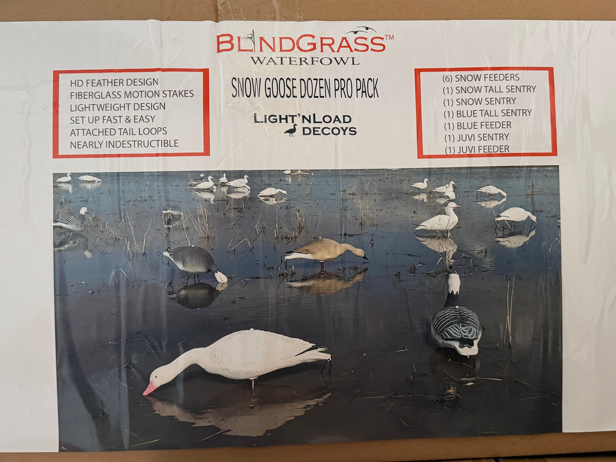 Light’N’Load Full-Body Snow Goose Pro Pack Decoys (12 Pack)