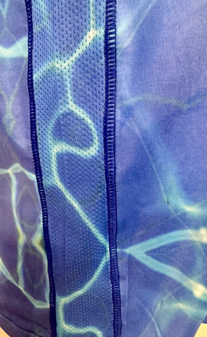 Lightweight Lycra Fishing Hoodie - Blue Water