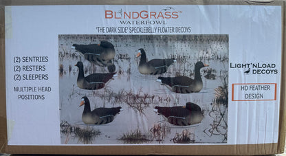 Light’N’Load ‘Dark Side’ Specklebelly Floater Decoys (6 Pack)