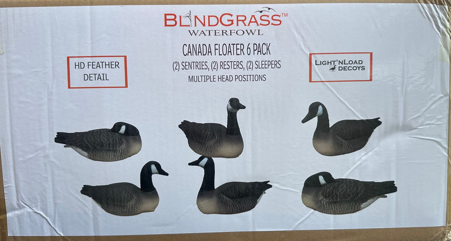 Light’N’Load Full-body Canada Geese Floater Decoys (6 Pack)