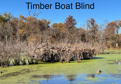 Custom Length Boat Blind Camo Kit - Single Side - CURRENTLY OUT OF STOCK OF FALLBLEND MATS UNTIL LATE OCTOBER