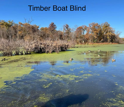 Custom Length Boat Blind Camo Kit - Single Side - CURRENTLY OUT OF STOCK OF FALLBLEND MATS UNTIL LATE OCTOBER
