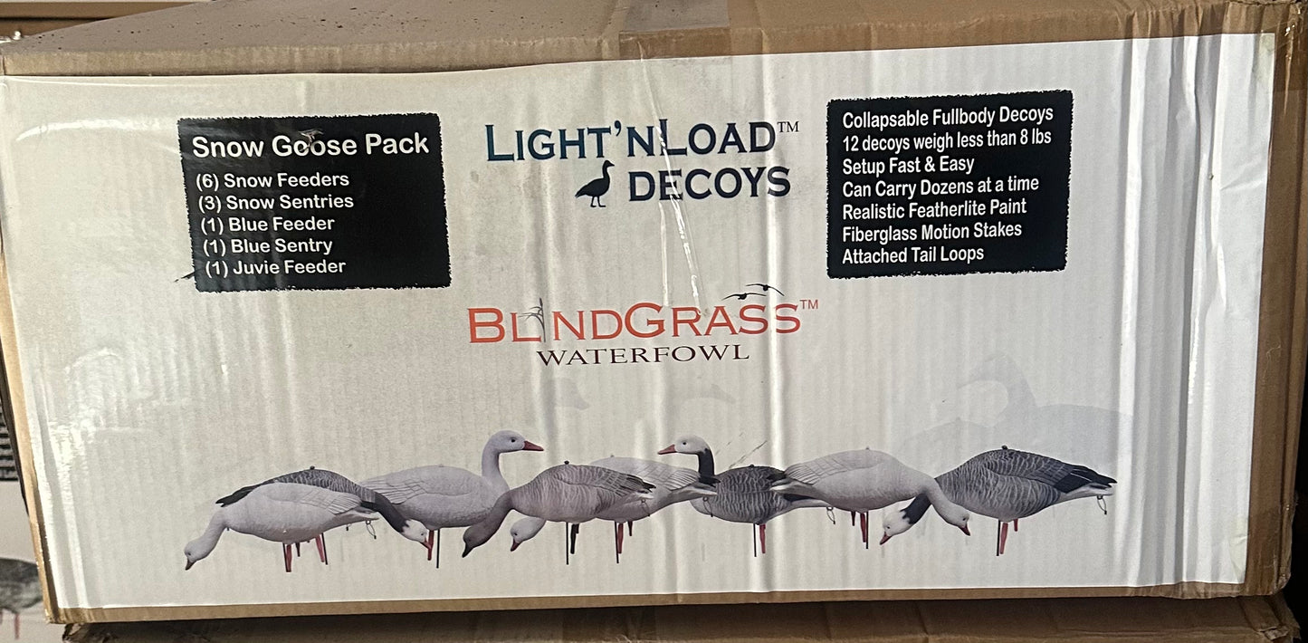 Light’N’Load Snow Goose Pro Pack Decoys (12 Pack)