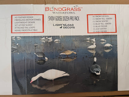 Light’N’Load Full-Body Snow Goose Pro Pack Decoys (12 Pack)
