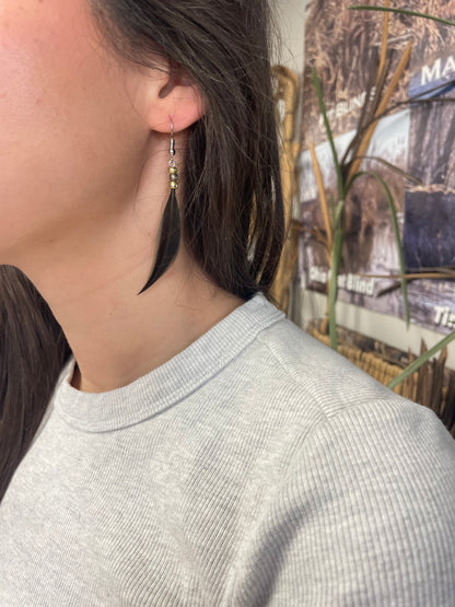 Pintail Feather Earrings by Dakota Feather Creations