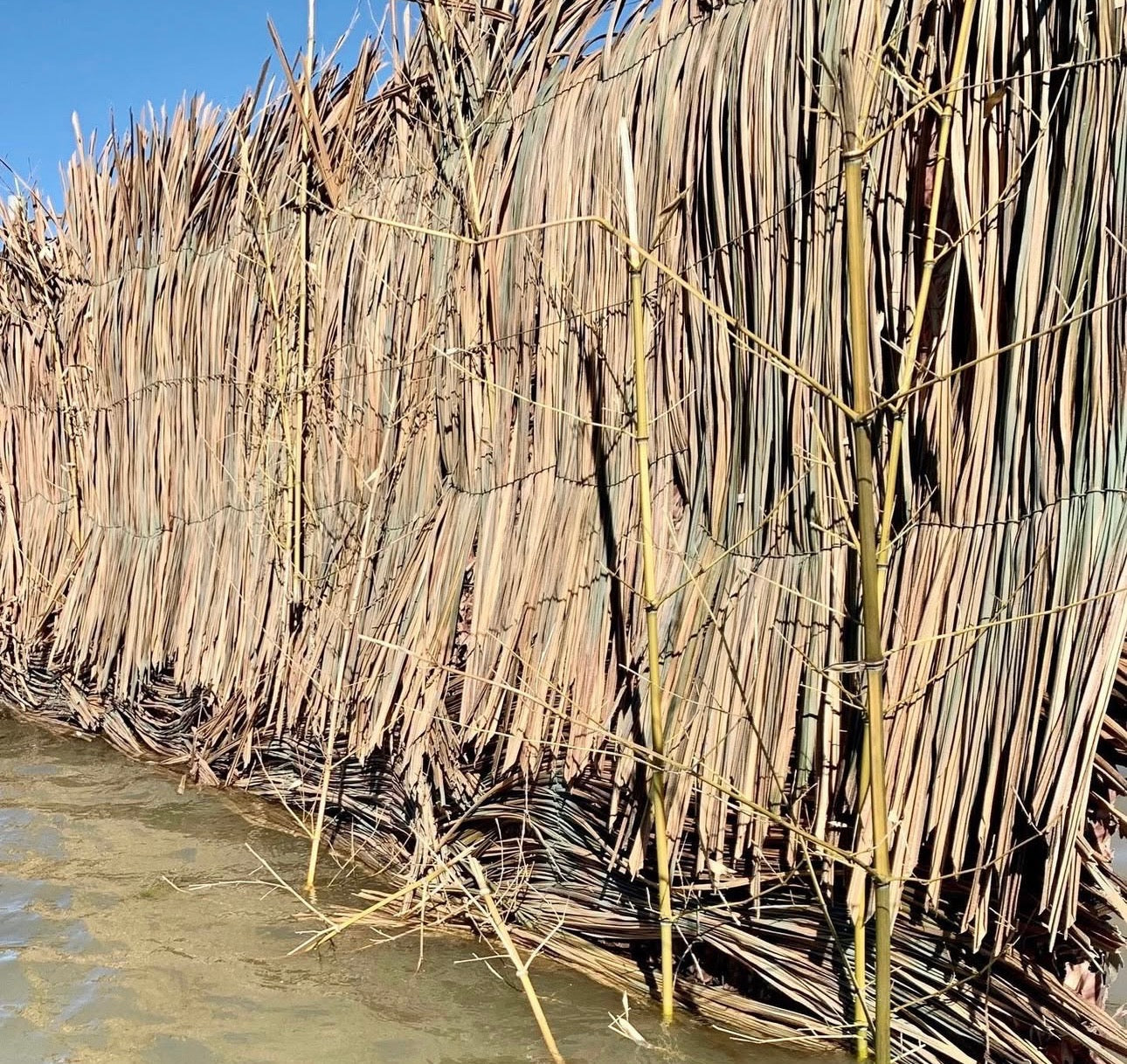 Custom Length Synthetic BlindGrass Boat Blind Camo Kit - Single Side