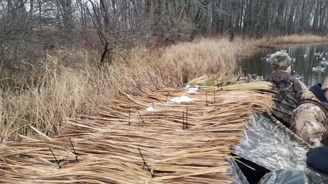 Custom Length Synthetic BlindGrass Boat Blind Camo Kit (per side) (We are  out of Wintergreen)