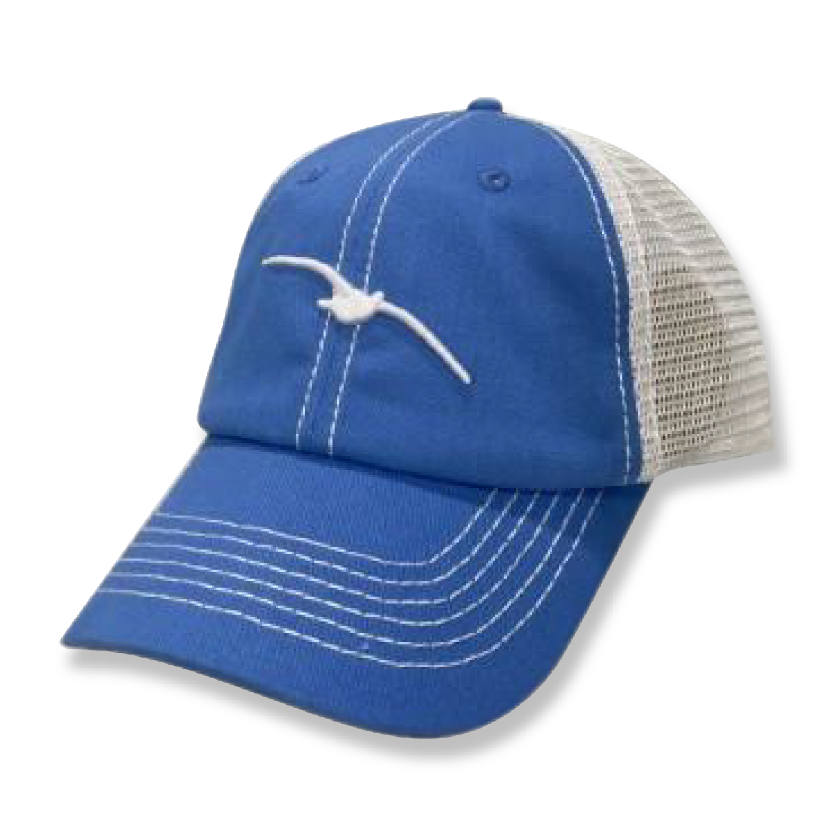 3D Embroidered Sky Blue ‘Coming in Hot’ Mesh Back Cap (Free Shipping)
